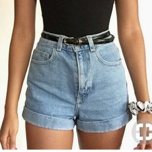 American Apparel High Waisted Shorts